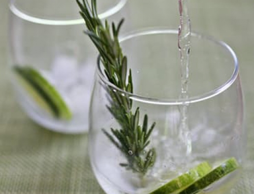 Cucumber and Rosemary Gin and Tonic